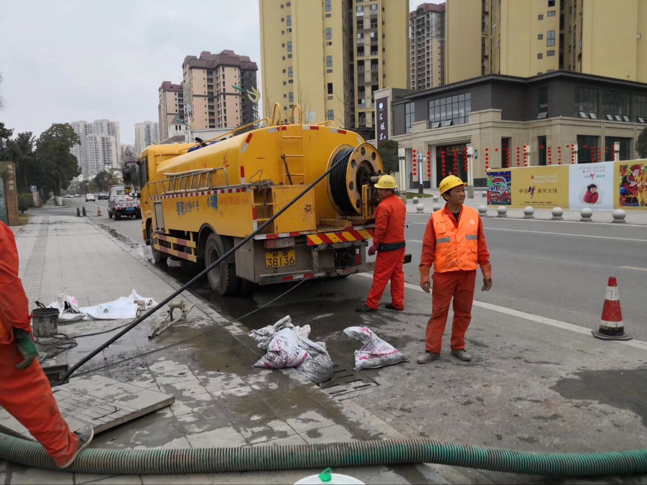 上蔡排污管道清淤-管道清洗